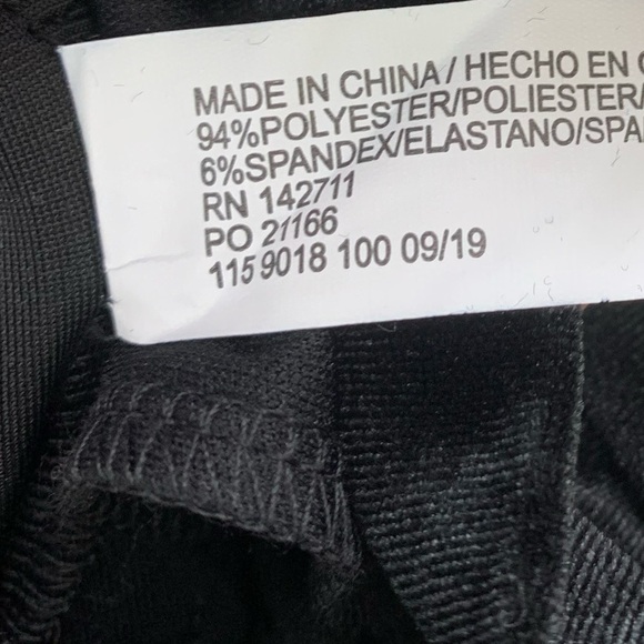 NWT Eloquii Velvet High Waisted Paperbag Pull On Tie Waist Pants In Black - Picture 8 of 8